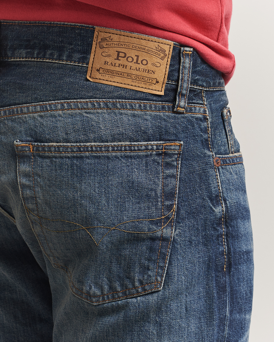 Uomini | Jeans | Polo Ralph Lauren | Hampton Ridig Denim Straight Jeans Mid Blue