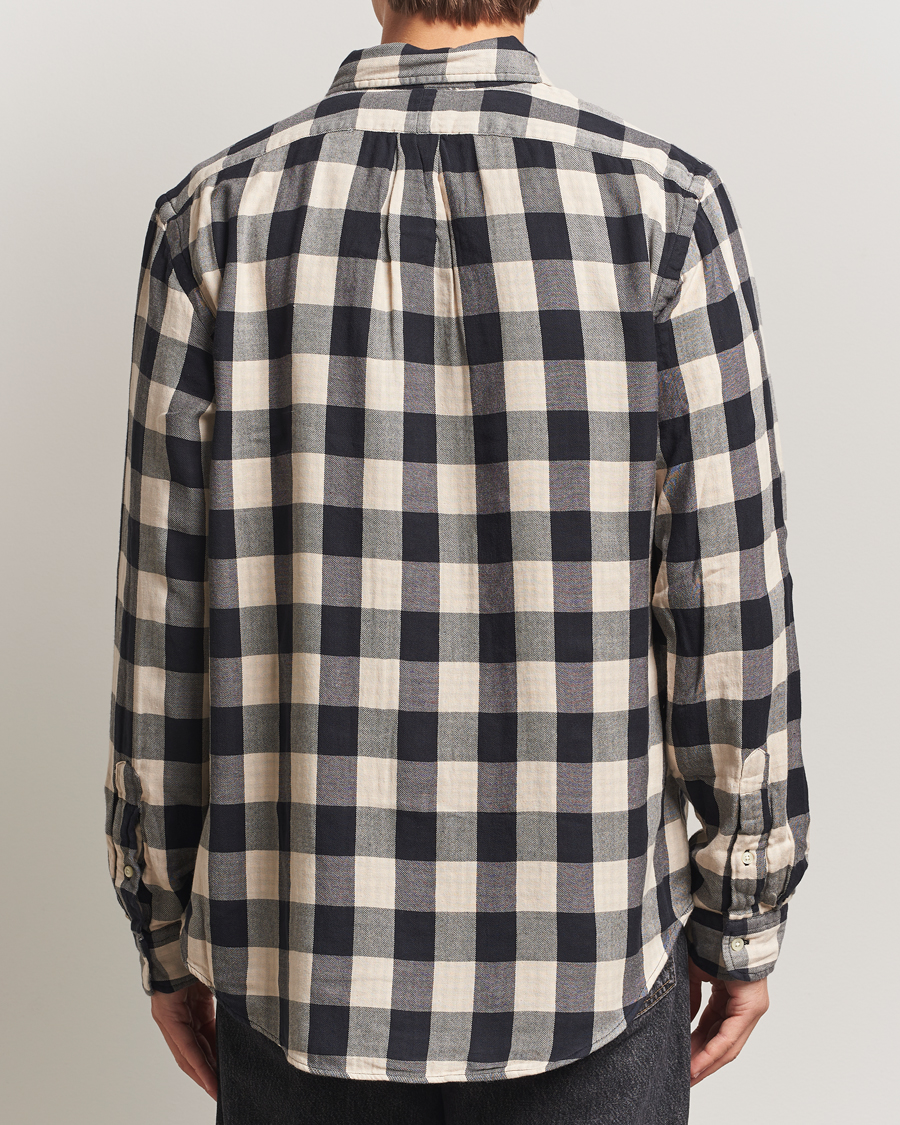 Uomini | Camicie | Polo Ralph Lauren | Custom Fit Double Faced Checked Shirt Cream/Black