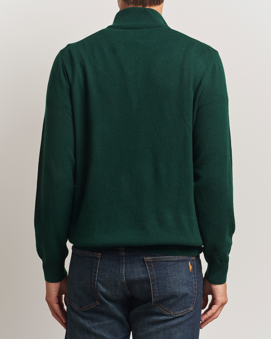 Uomini | Maglieria | Polo Ralph Lauren | Merino Half-Zip Sweater Moss Agate