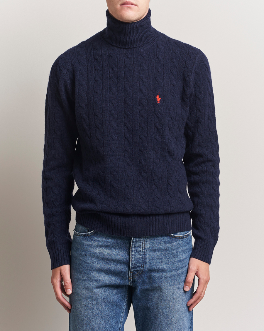 Uomini | Maglieria | Polo Ralph Lauren | Wool/Cashmere Rollneck Hunter Navy