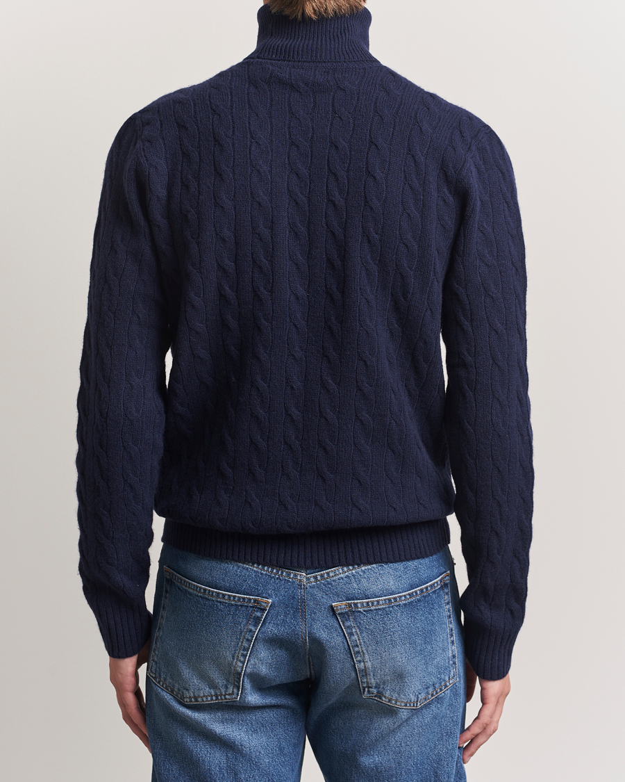 Uomini | Maglieria | Polo Ralph Lauren | Wool/Cashmere Rollneck Hunter Navy