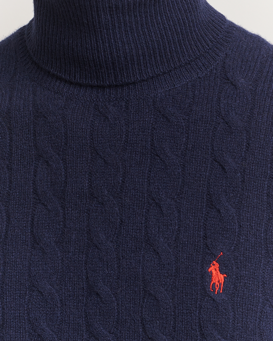Uomini | Maglieria | Polo Ralph Lauren | Wool/Cashmere Rollneck Hunter Navy