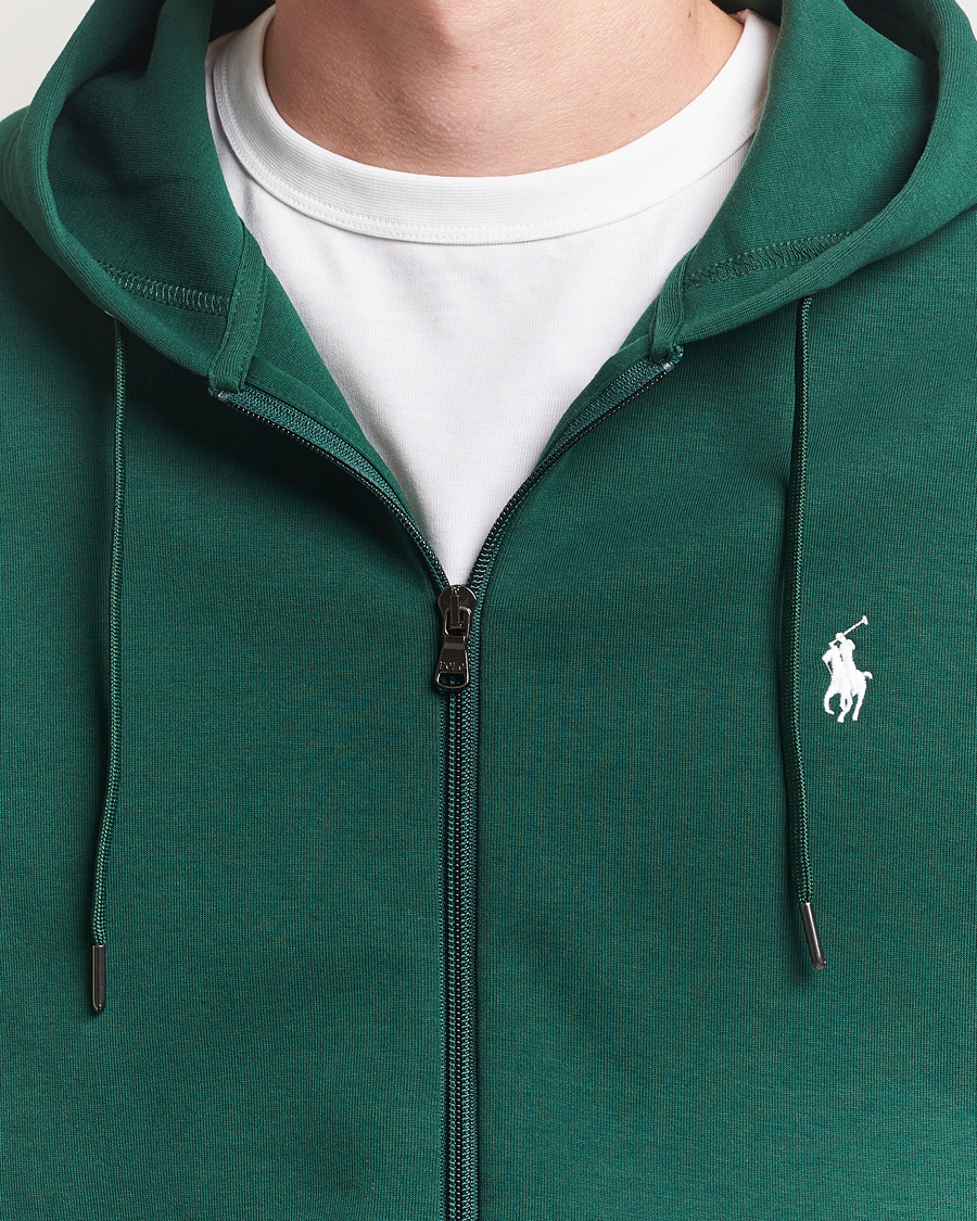 Uomini | Maglieria | Polo Ralph Lauren | Double Knitted Full-Zip Hoodie Vintage Pine