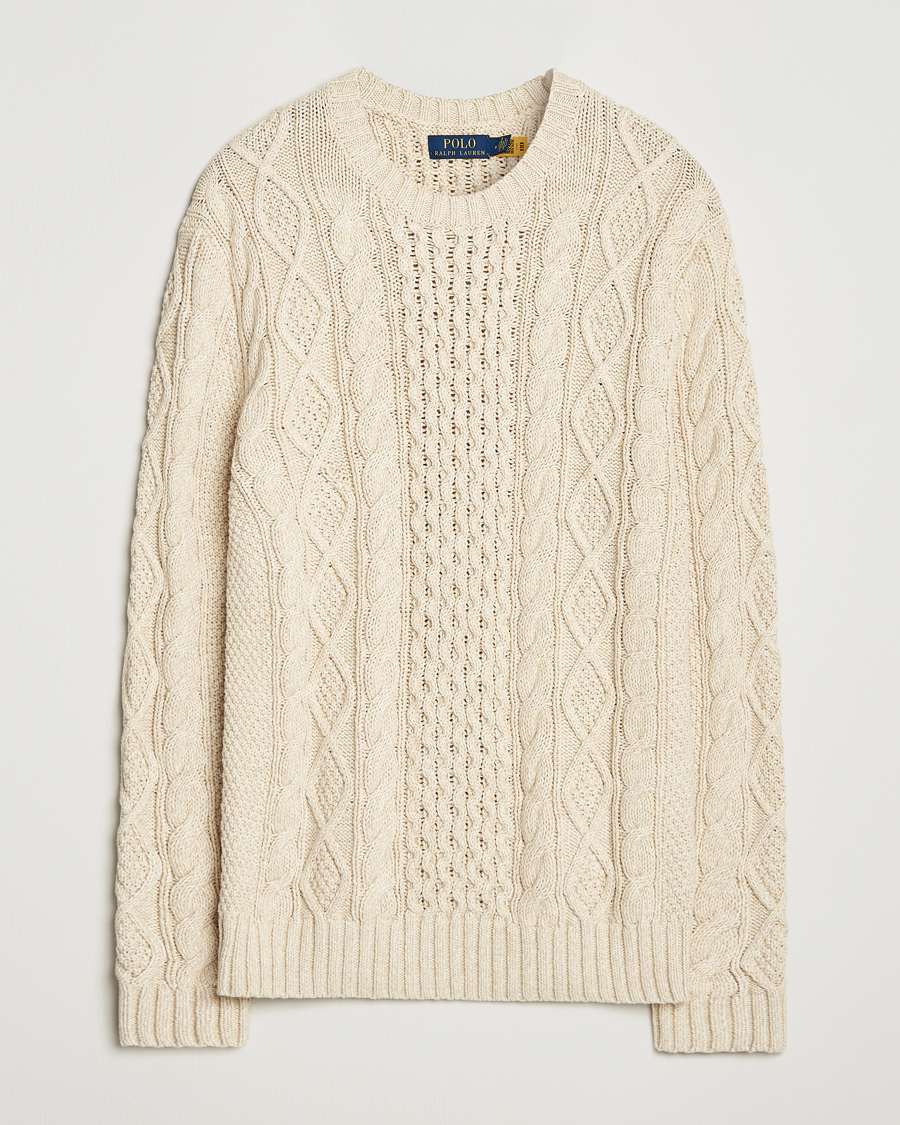 Uomini | Maglieria | Polo Ralph Lauren | Cotton Marl Pullover Oatmeal