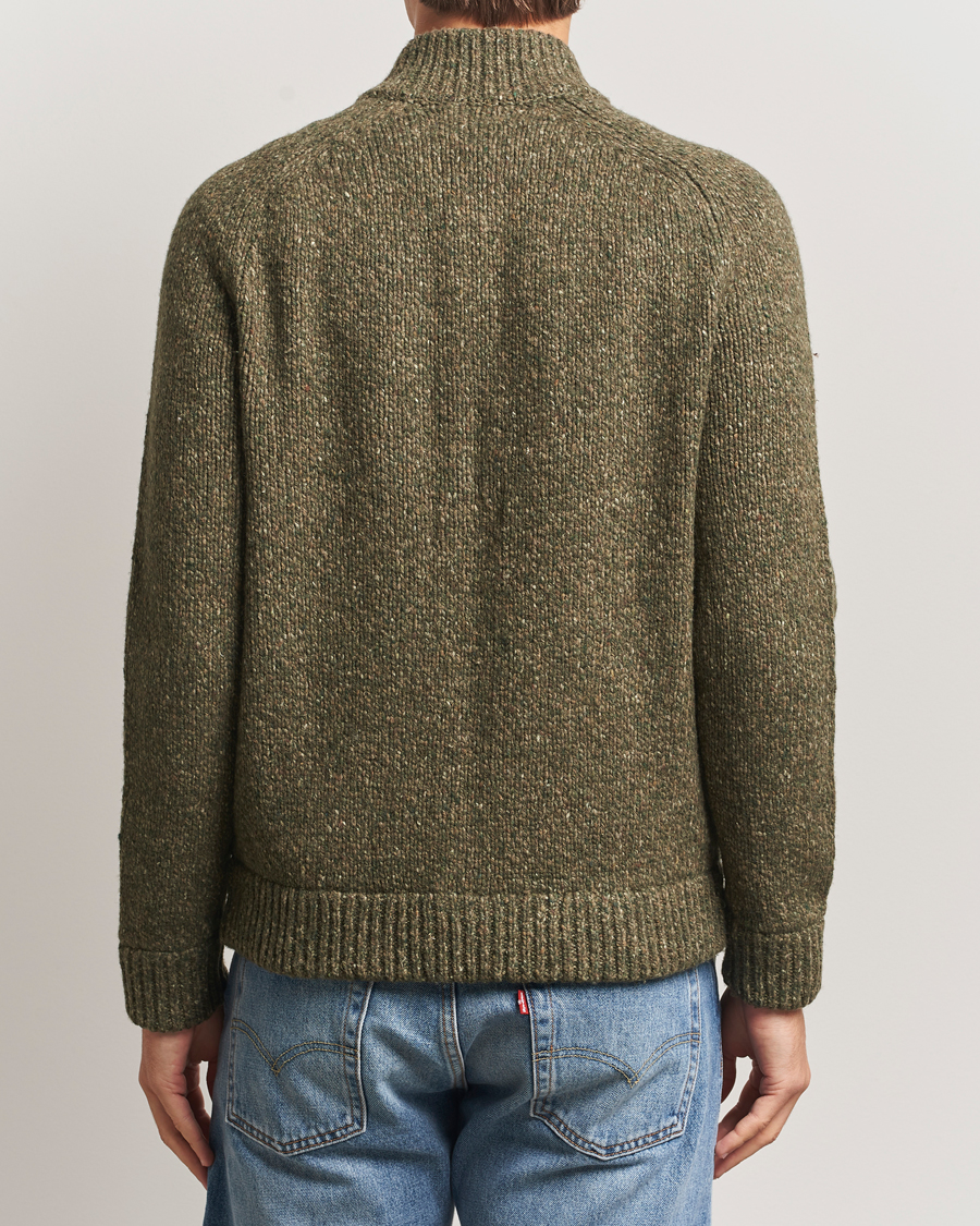 Uomini | Maglieria | Polo Ralph Lauren | Wool Blend Button Cardigan Olive Marl
