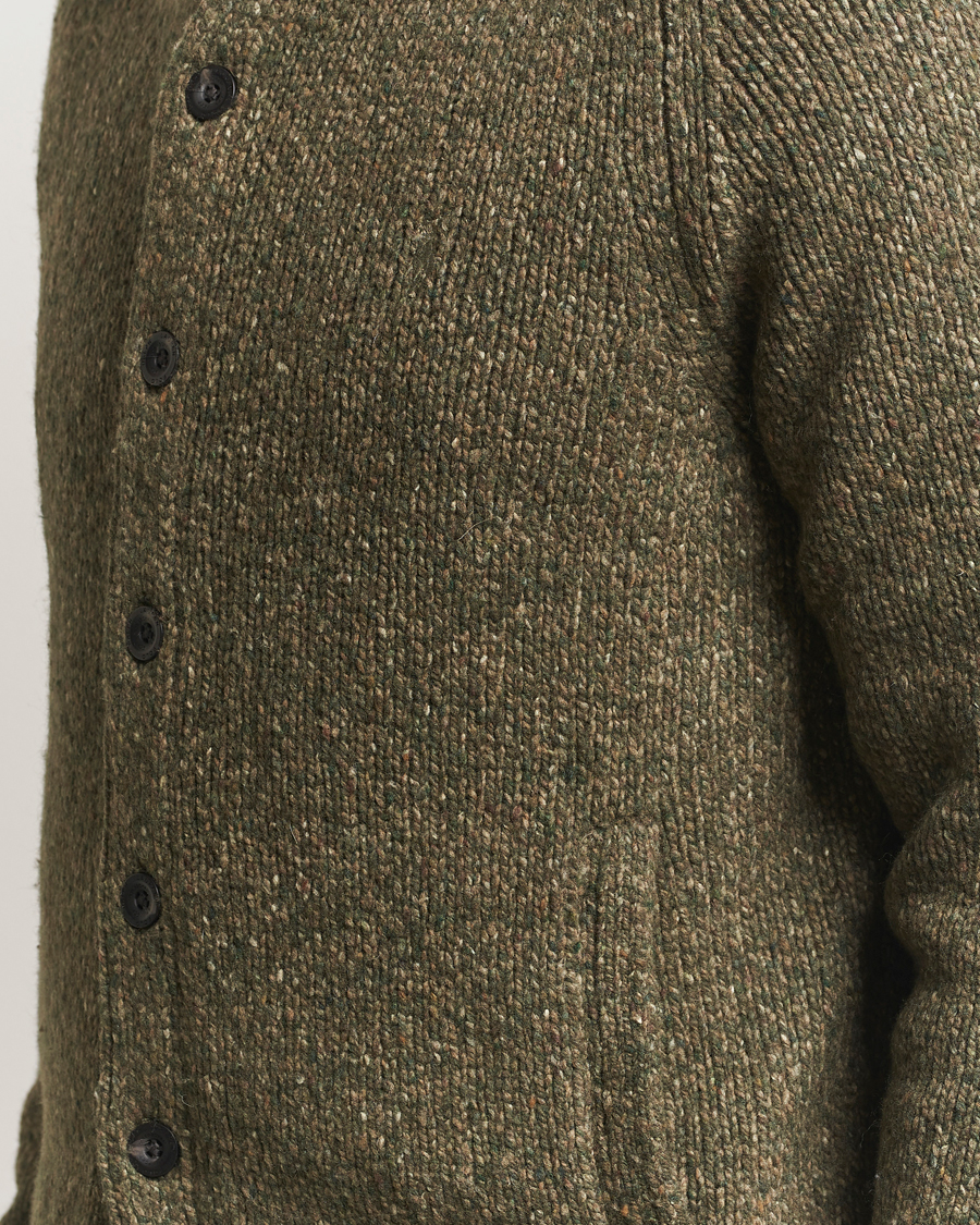 Uomini | Maglieria | Polo Ralph Lauren | Wool Blend Button Cardigan Olive Marl