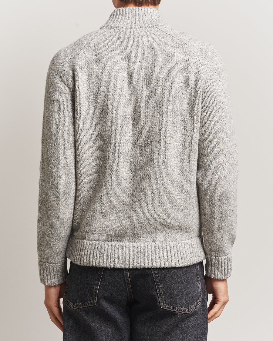 Uomini | Maglieria | Polo Ralph Lauren | Wool Blend Button Cardigan Grey Marl