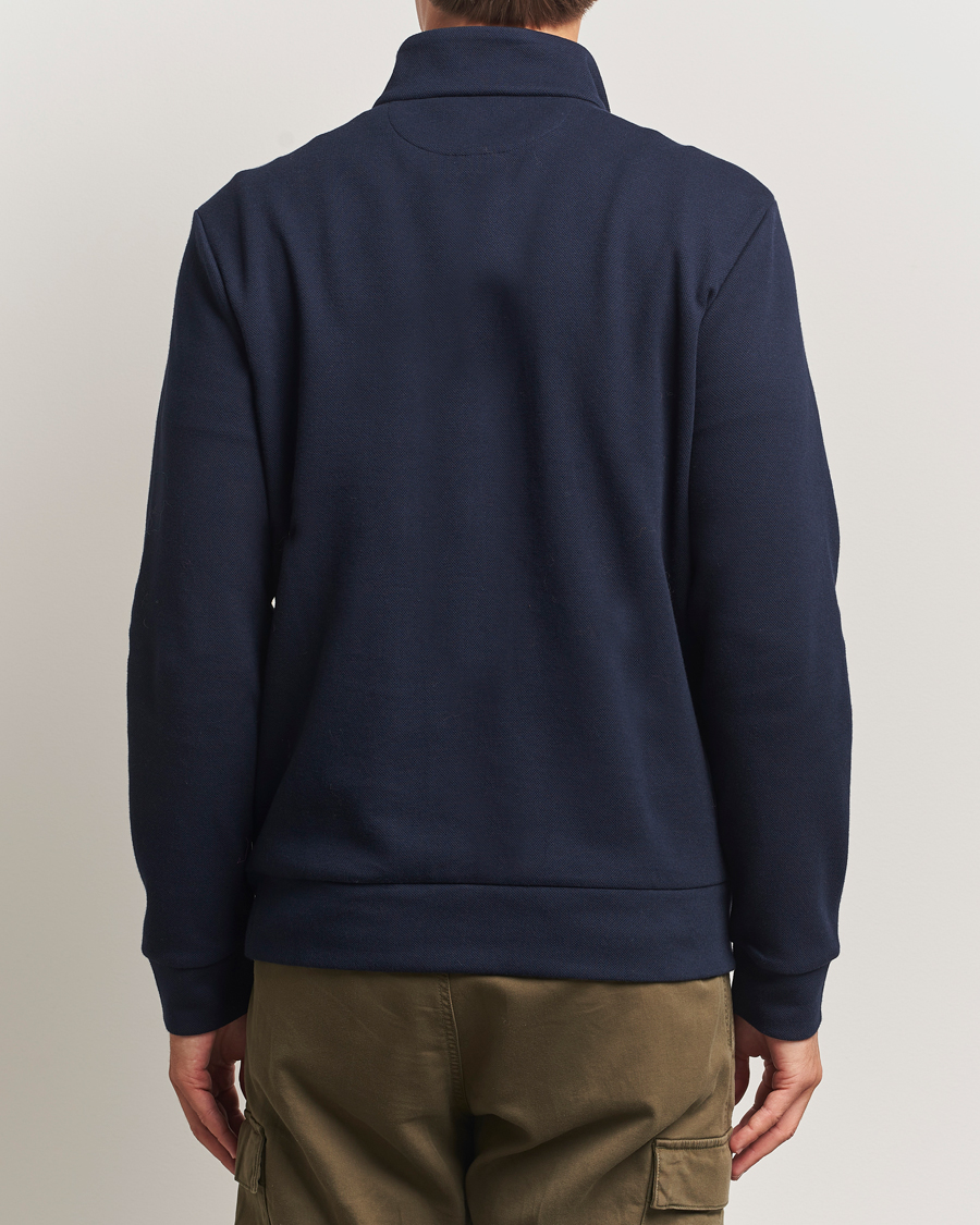 Uomini | Maglieria | Polo Ralph Lauren | Double Knit Jaquard Half Zip Sweater Aviator Navy