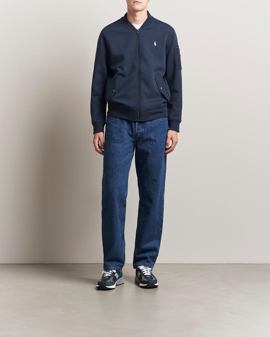 Uomini | Maglieria | Polo Ralph Lauren | Double Knitted Sweatshirt Aviator Navy