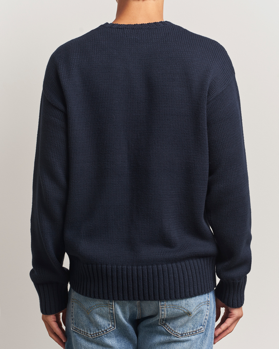 Uomini | Maglieria | Polo Ralph Lauren | Cotton Logo Sweater Hunter Navy
