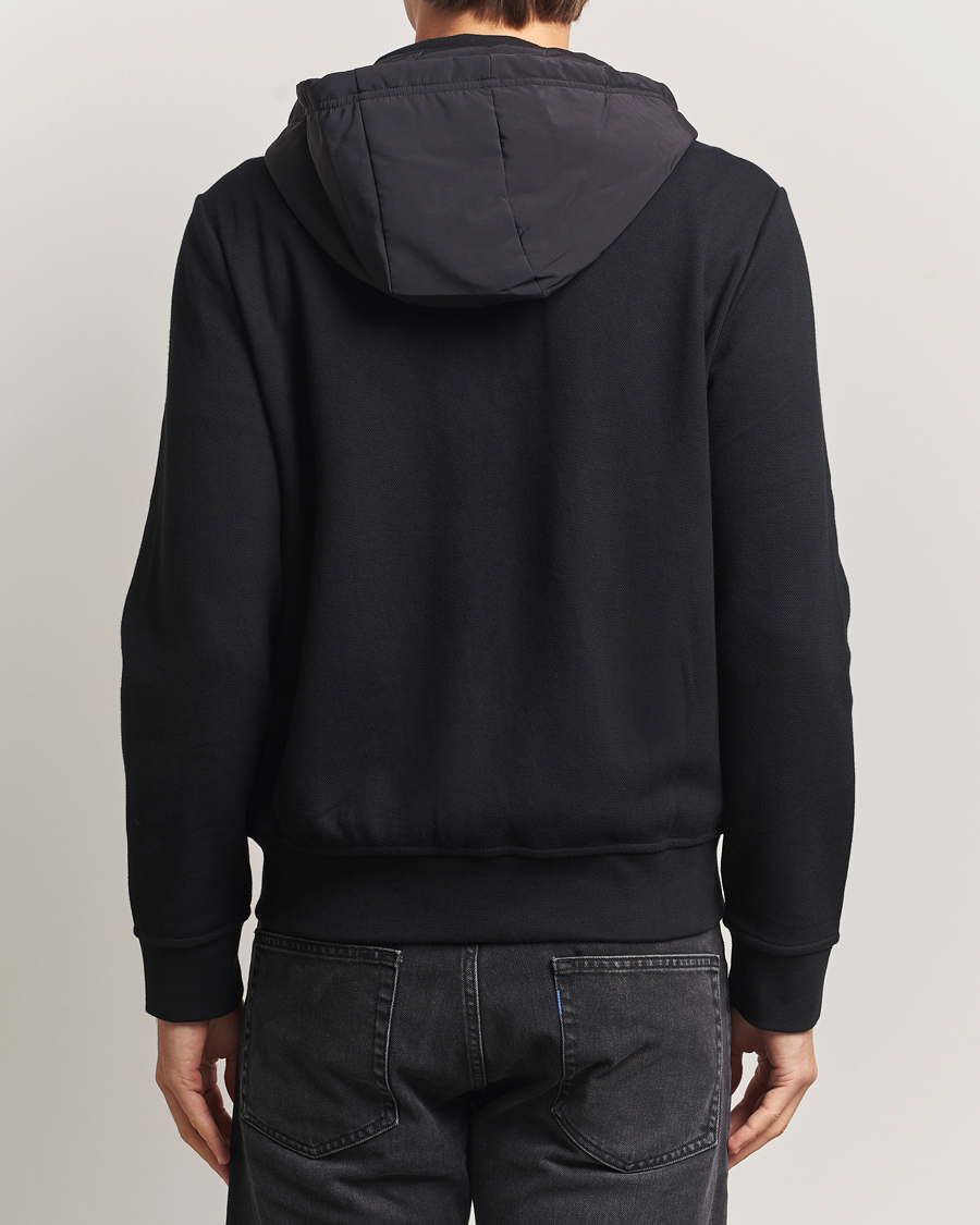 Uomini | Maglieria | Polo Ralph Lauren | Hybrid Jacquard Full Zip Hoodie Polo Black