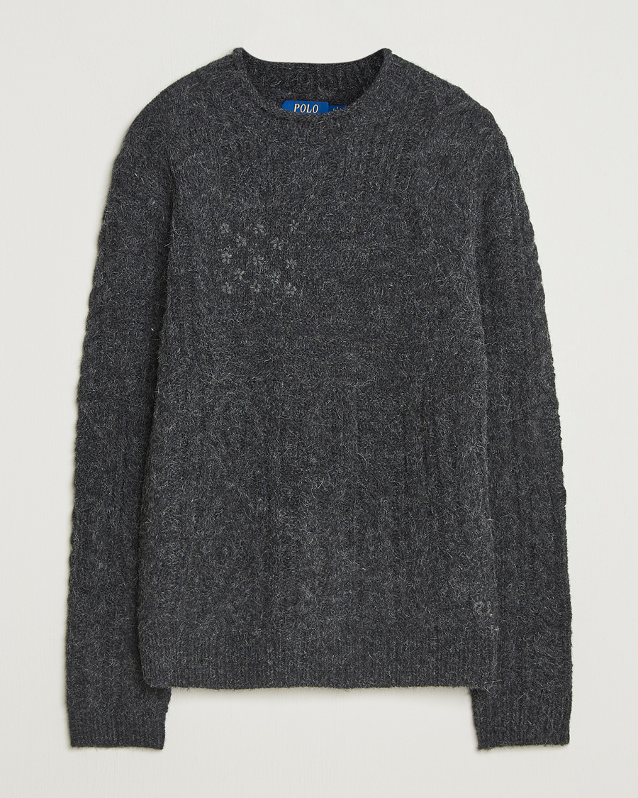 Uomini | Maglieria | Polo Ralph Lauren | Wool Blend Sweater Dark Granite Heather