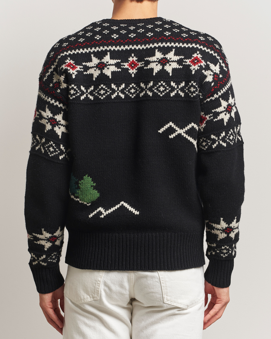 Uomini | Maglieria | Polo Ralph Lauren | Wool Skier Sweater Black Combo