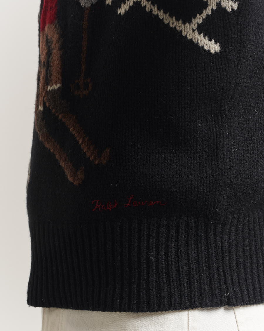 Uomini | Maglieria | Polo Ralph Lauren | Wool Skier Sweater Black Combo