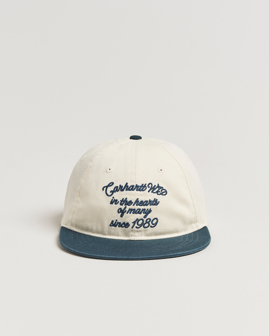 Uomini | Carhartt WIP Alston Cap Natural/Deep Lagon | Carhartt WIP | Alston Cap Natural/Deep Lagon