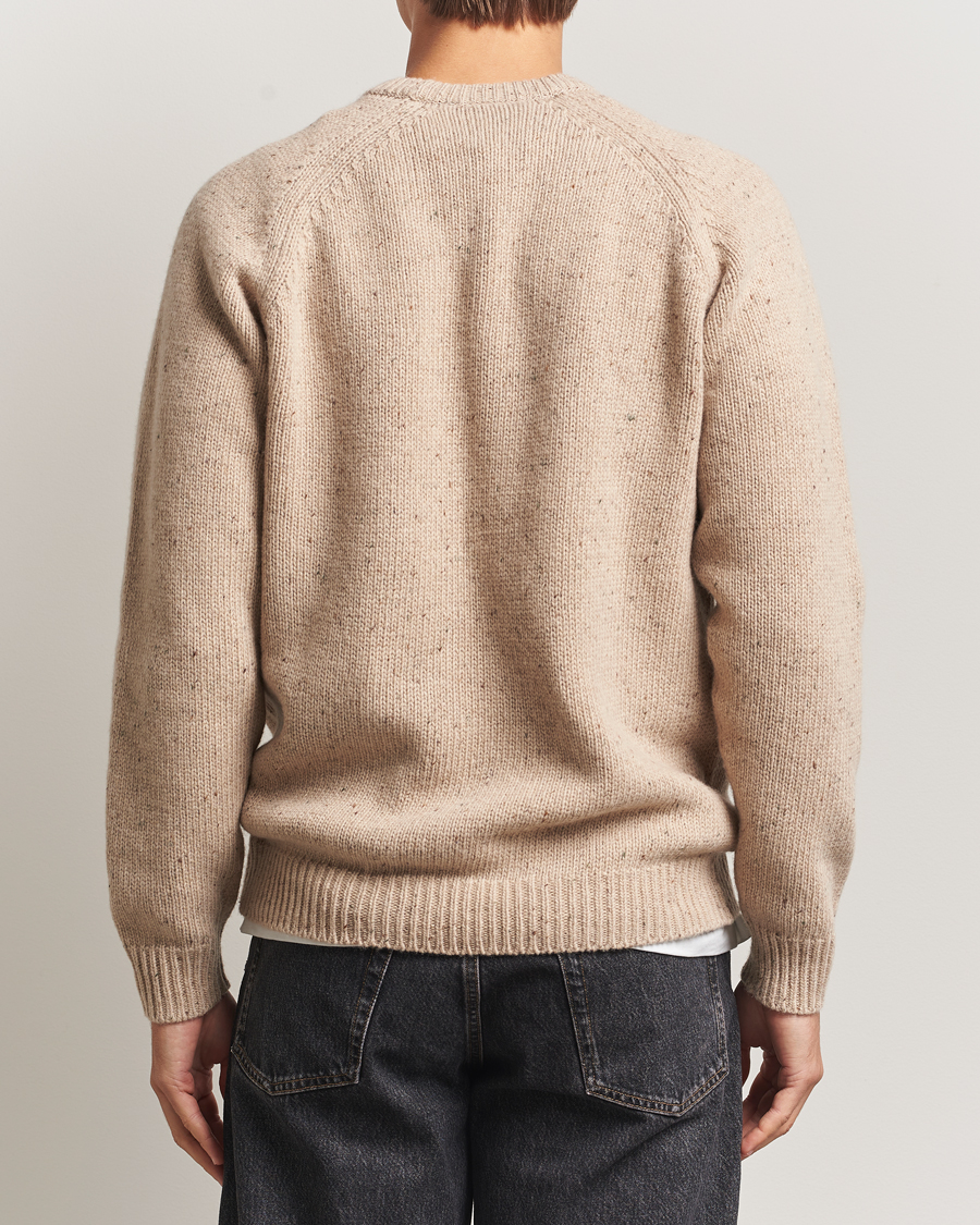 Uomini | Maglieria | Carhartt WIP | Anglistic Wool/Cotton Sweater Fleur De Sel