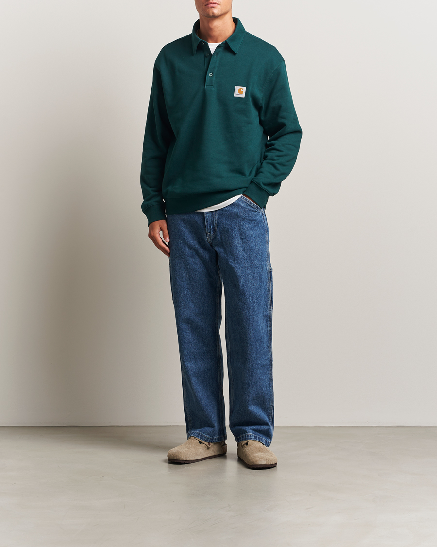 Uomini | Maglieria | Carhartt WIP | Polo Sweatshirt Dark Fir