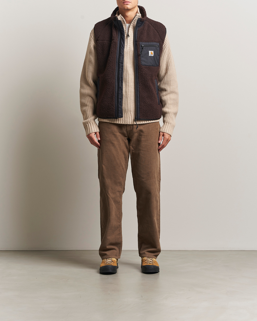 Uomini | Giacche | Carhartt WIP | Prentis Pile Vest Palisander Brown