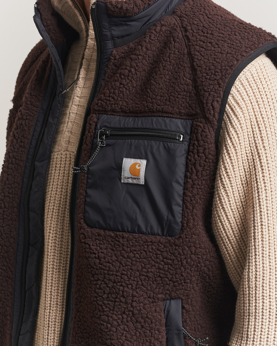 Uomini | Giacche | Carhartt WIP | Prentis Pile Vest Palisander Brown