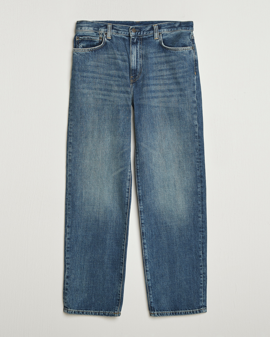 Uomini | Pantaloni | Carhartt WIP | Aaron Pant Camano Denim Dark Used