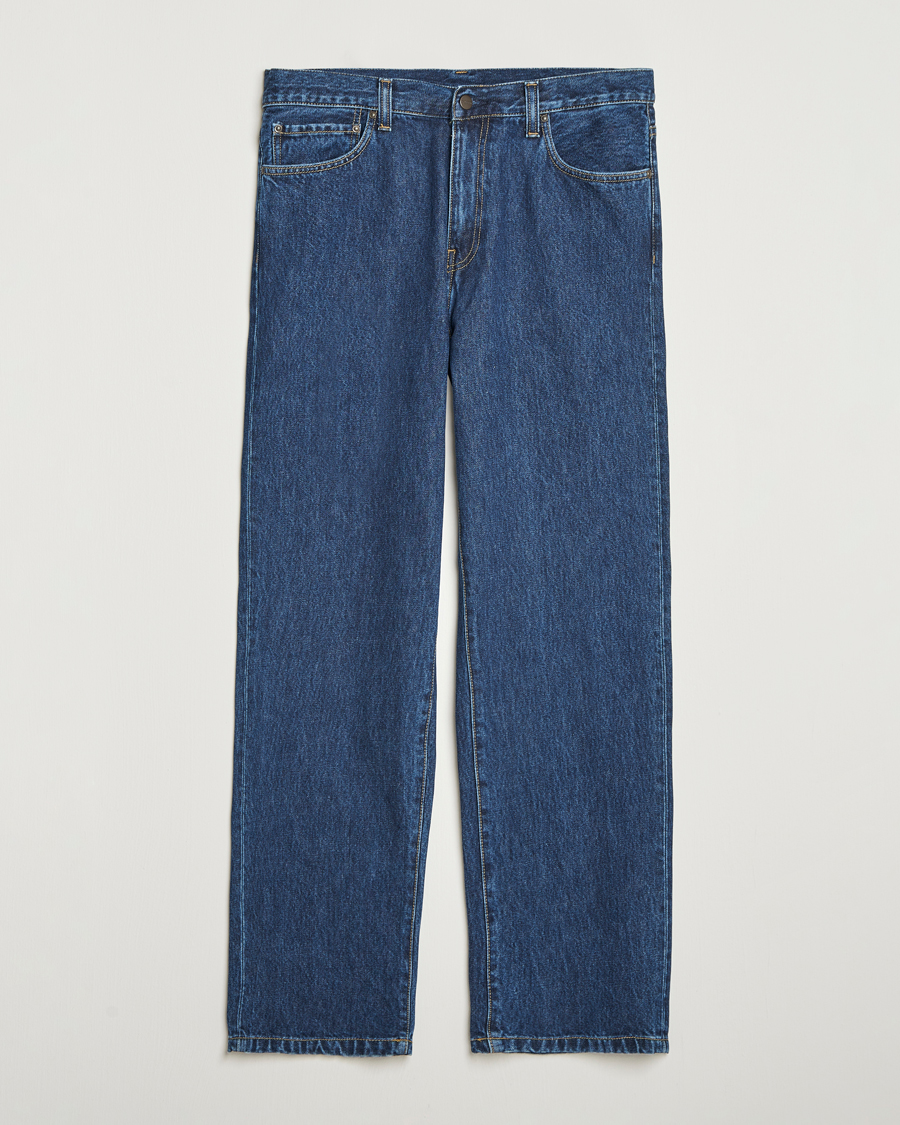 Uomini | Jeans | Carhartt WIP | Aaron Pant Smith Denim Stone Wash