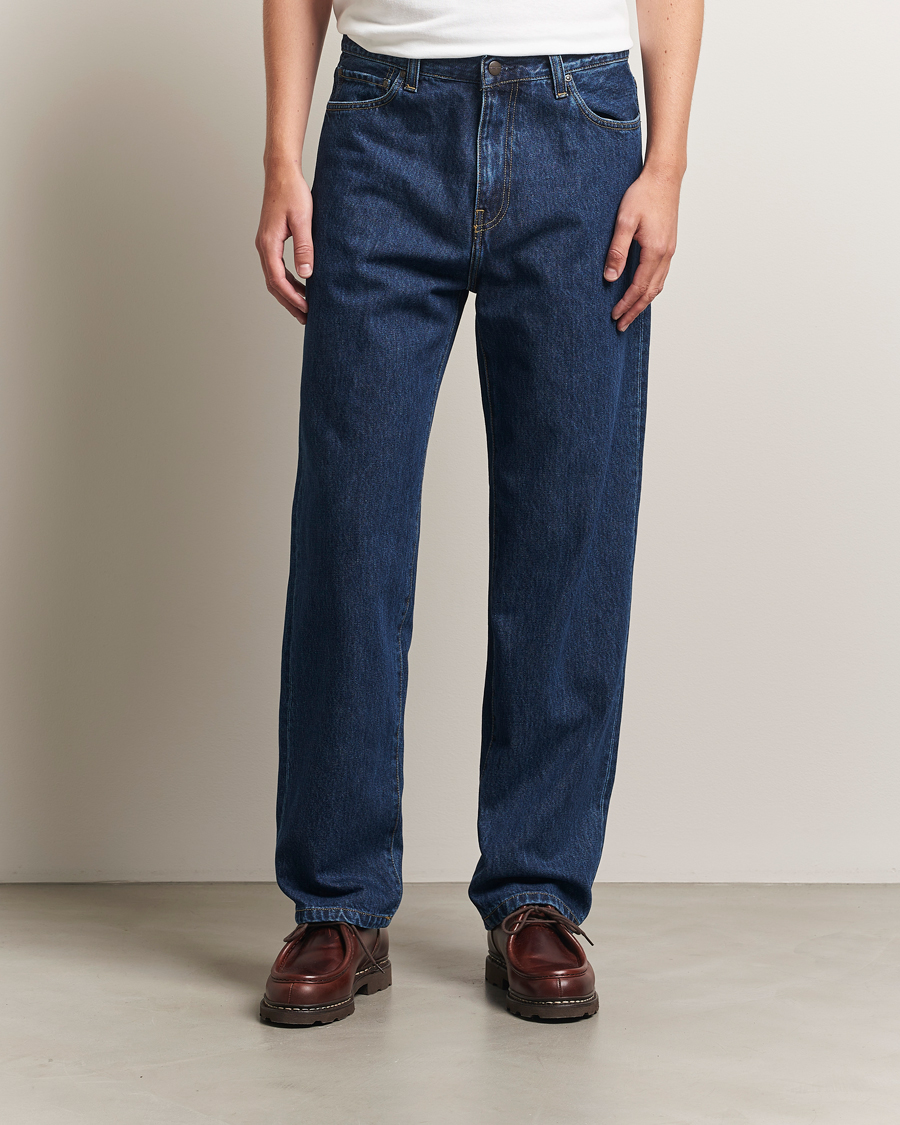 Uomini | Jeans | Carhartt WIP | Aaron Pant Smith Denim Stone Wash
