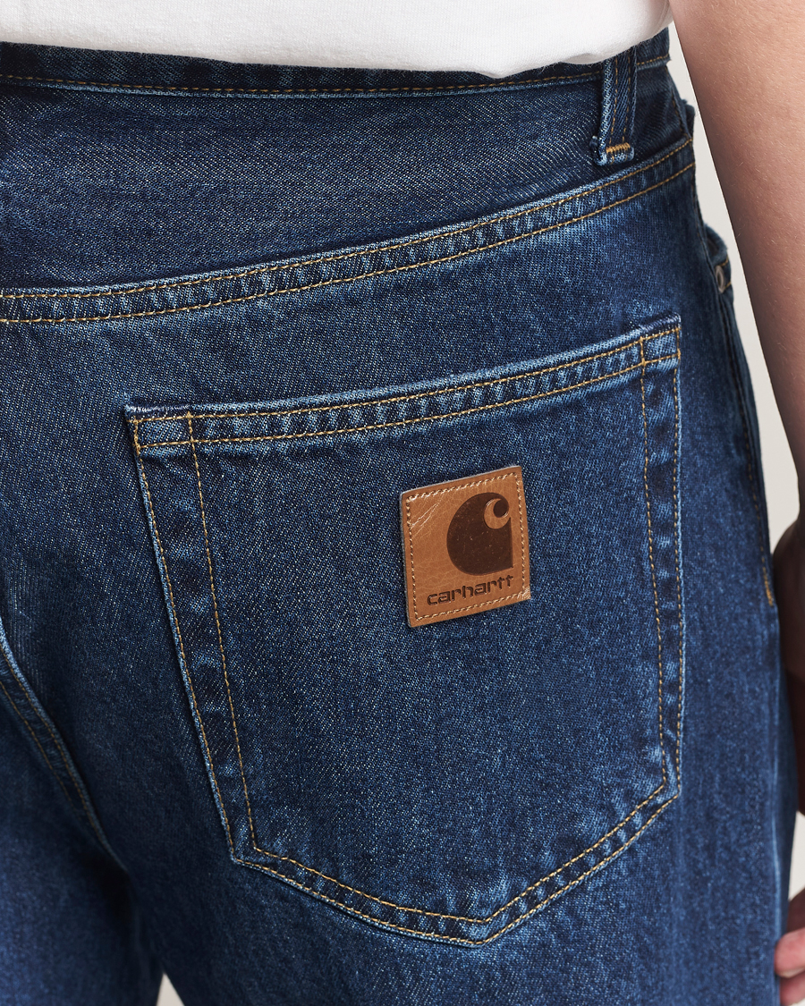 Uomini | Jeans | Carhartt WIP | Aaron Pant Smith Denim Stone Wash