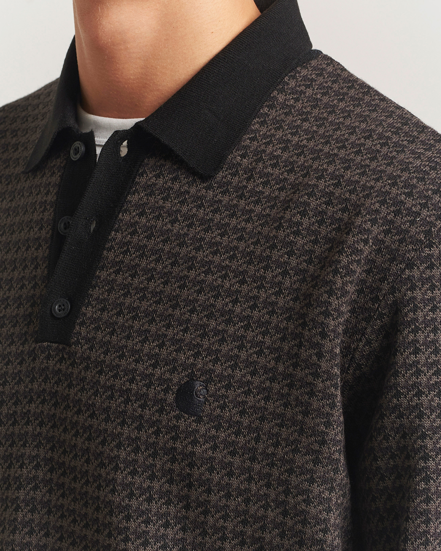 Uomini | Maglieria | Carhartt WIP | Lowis Houndstooth Polo Vitola Heater