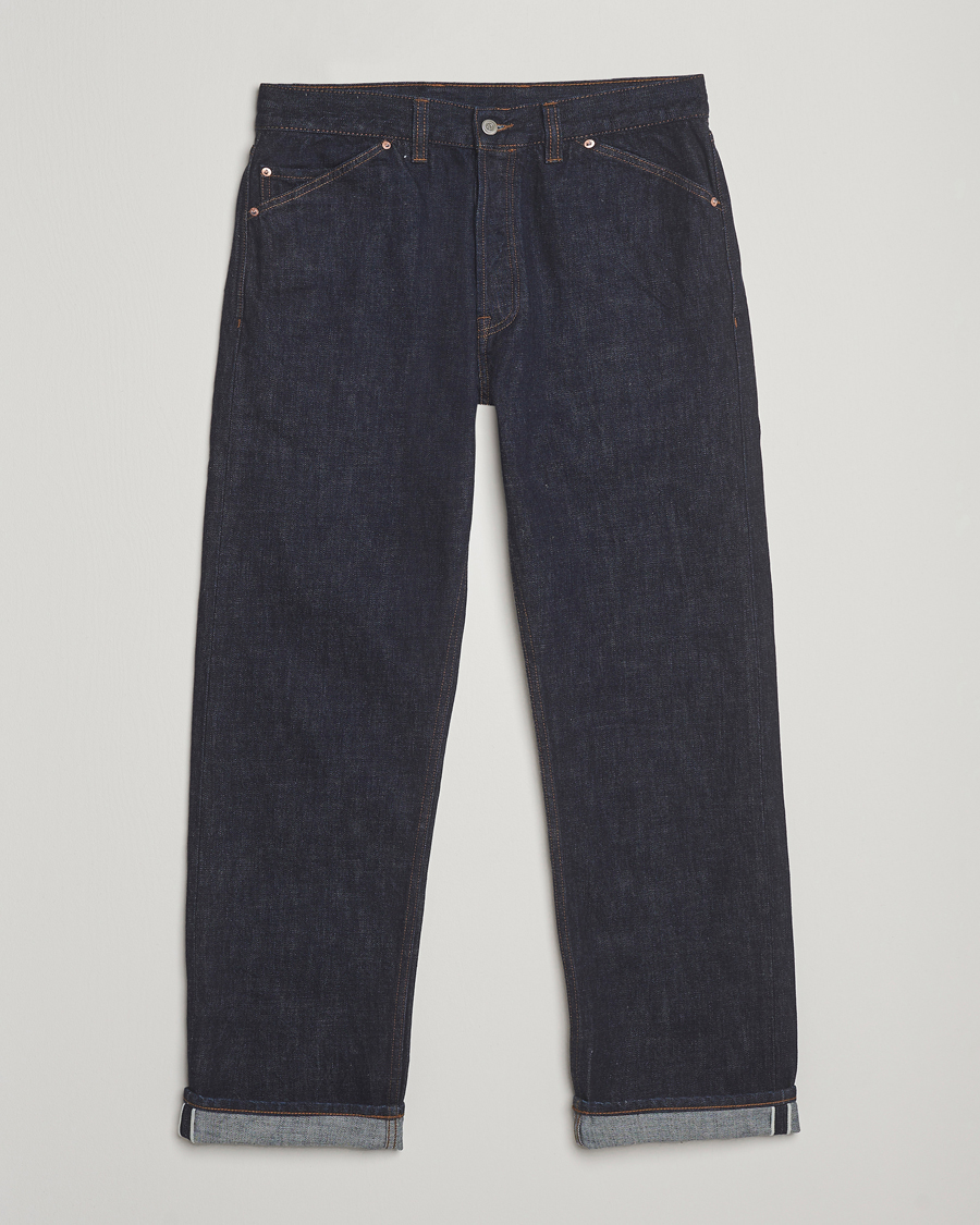 Uomini | Jeans | Drake's | 5-Pocket Japanese Selvedge Jeans Indigo