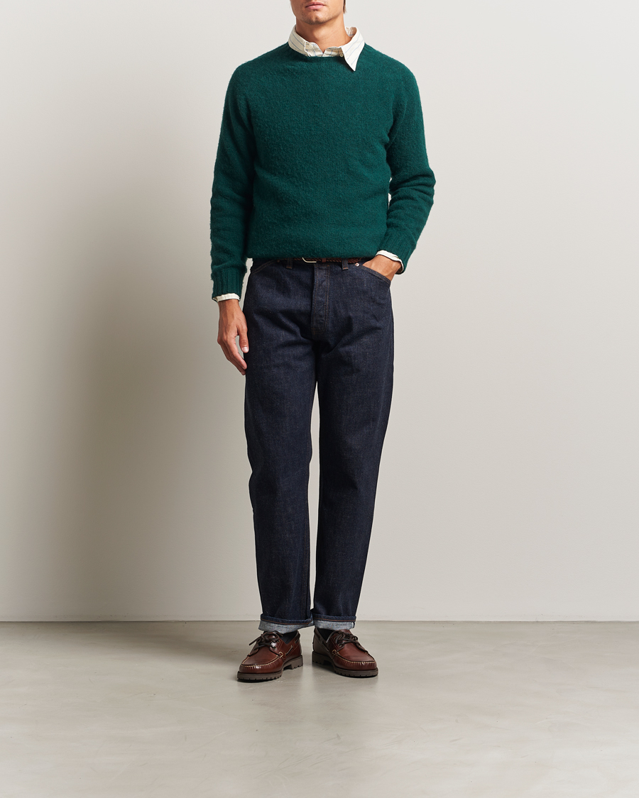 Uomini | Jeans | Drake's | 5-Pocket Japanese Selvedge Jeans Indigo