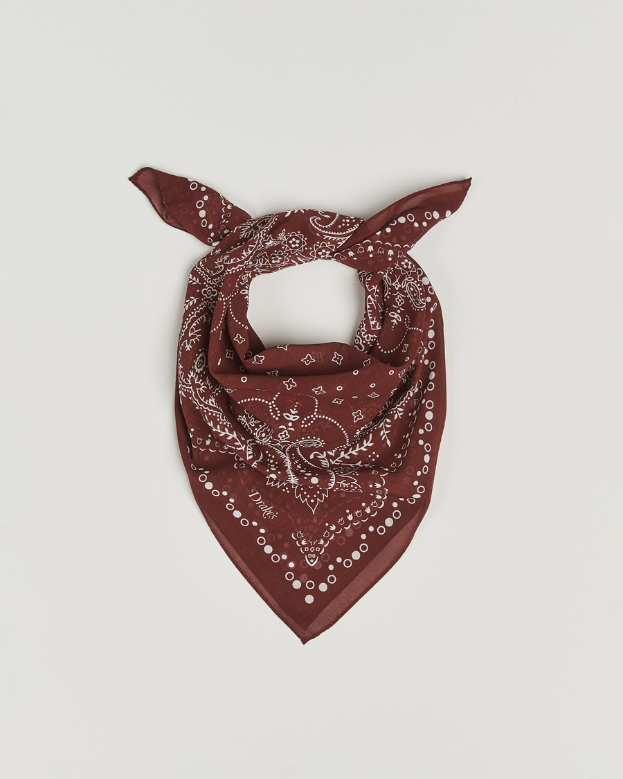 Uomini | Drake's Paisley Bandana Red | Drake's | Paisley Bandana Red