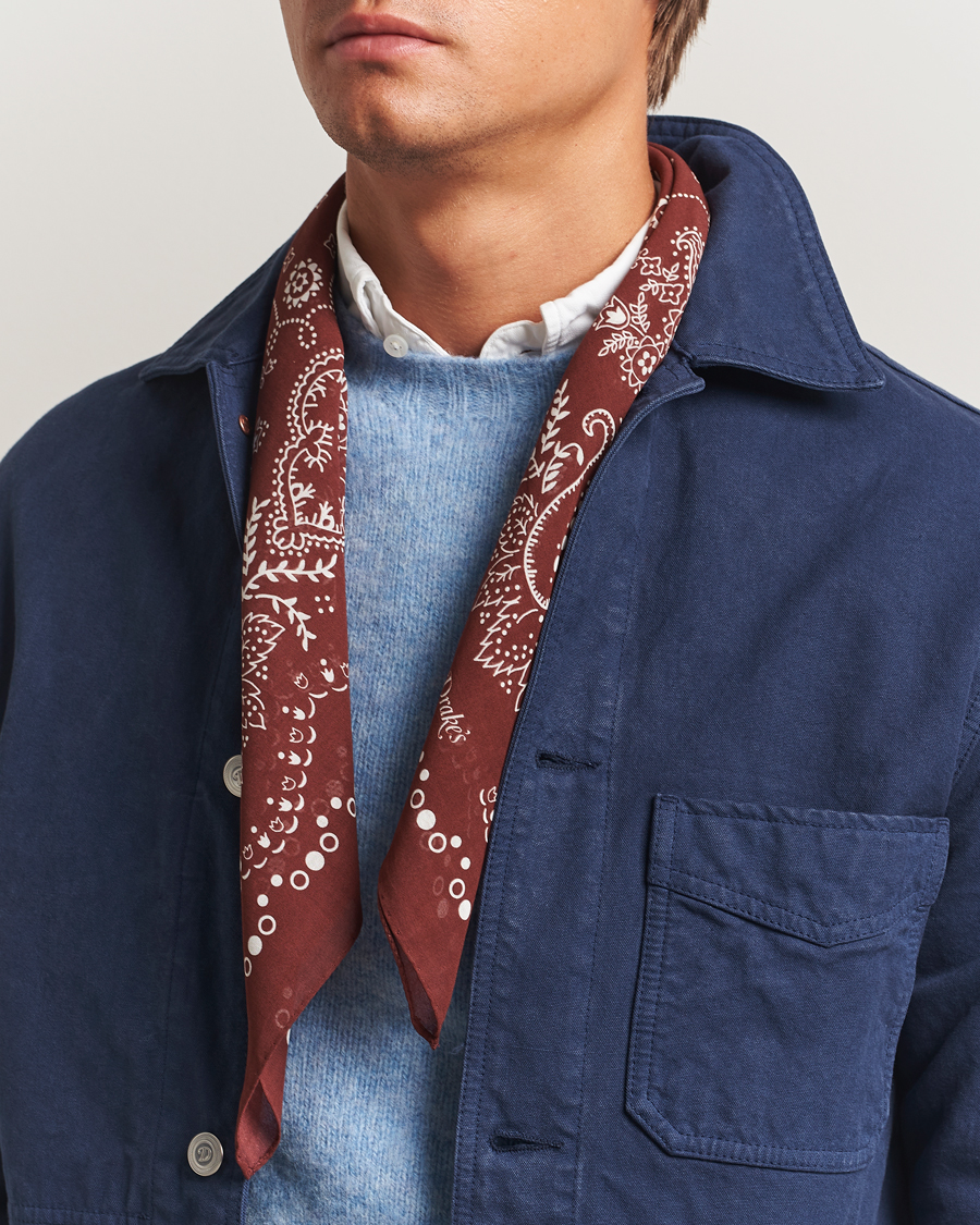 Uomini | Drake's Paisley Bandana Red | Drake's | Paisley Bandana Red