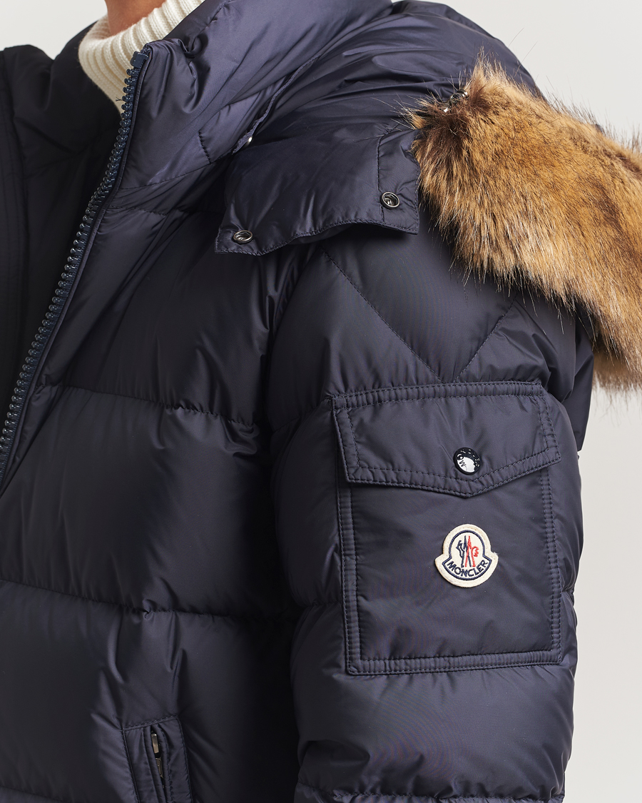 Uomini | Giacche | Moncler | Maya Faux Fur Jacket Navy