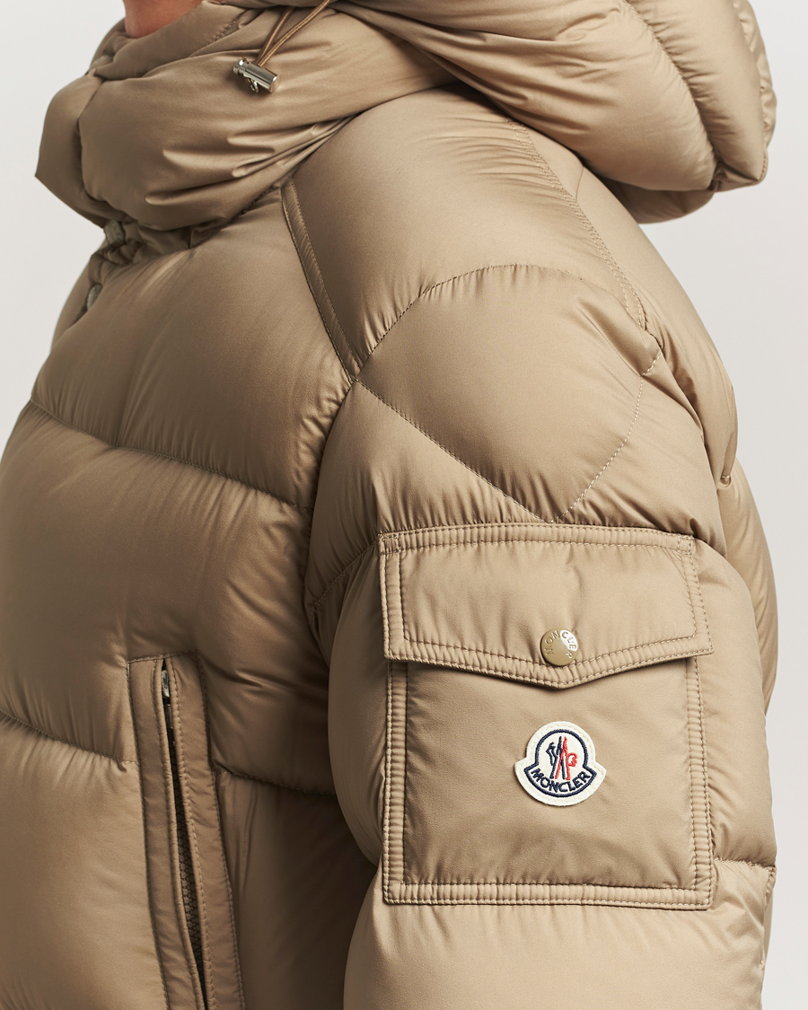 Uomini | Giacche | Moncler | Bretagne Down Parka Beige
