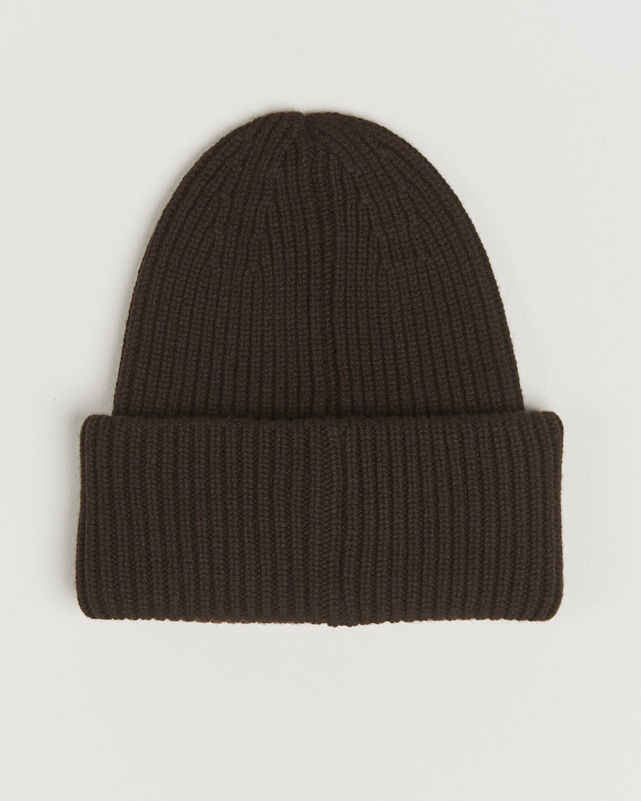 Uomini | Moncler Cashmere Beanie Brown | Moncler | Cashmere Beanie Brown