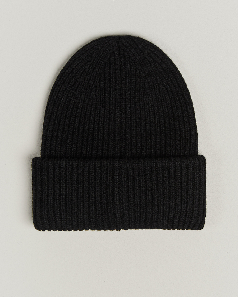 Uomini | Moncler Cashmere Beanie Black | Moncler | Cashmere Beanie Black