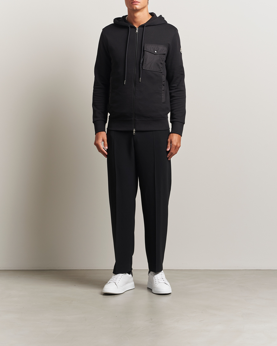 Uomini | Maglieria | Moncler | Full Zip Hoodie Black