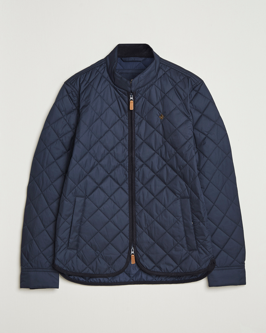 Uomini | Giacche | Morris | Teddy Quilted Jacket Old Blue