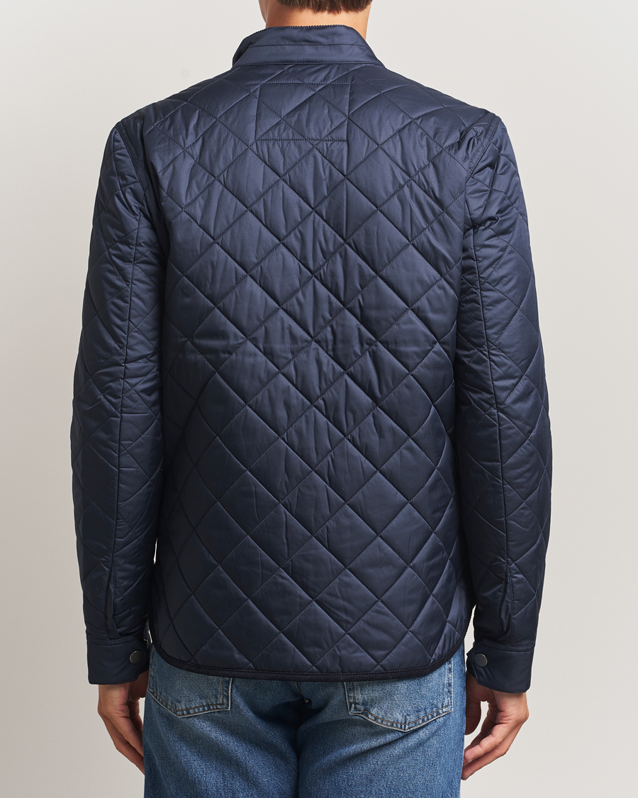 Uomini | Giacche | Morris | Teddy Quilted Jacket Old Blue