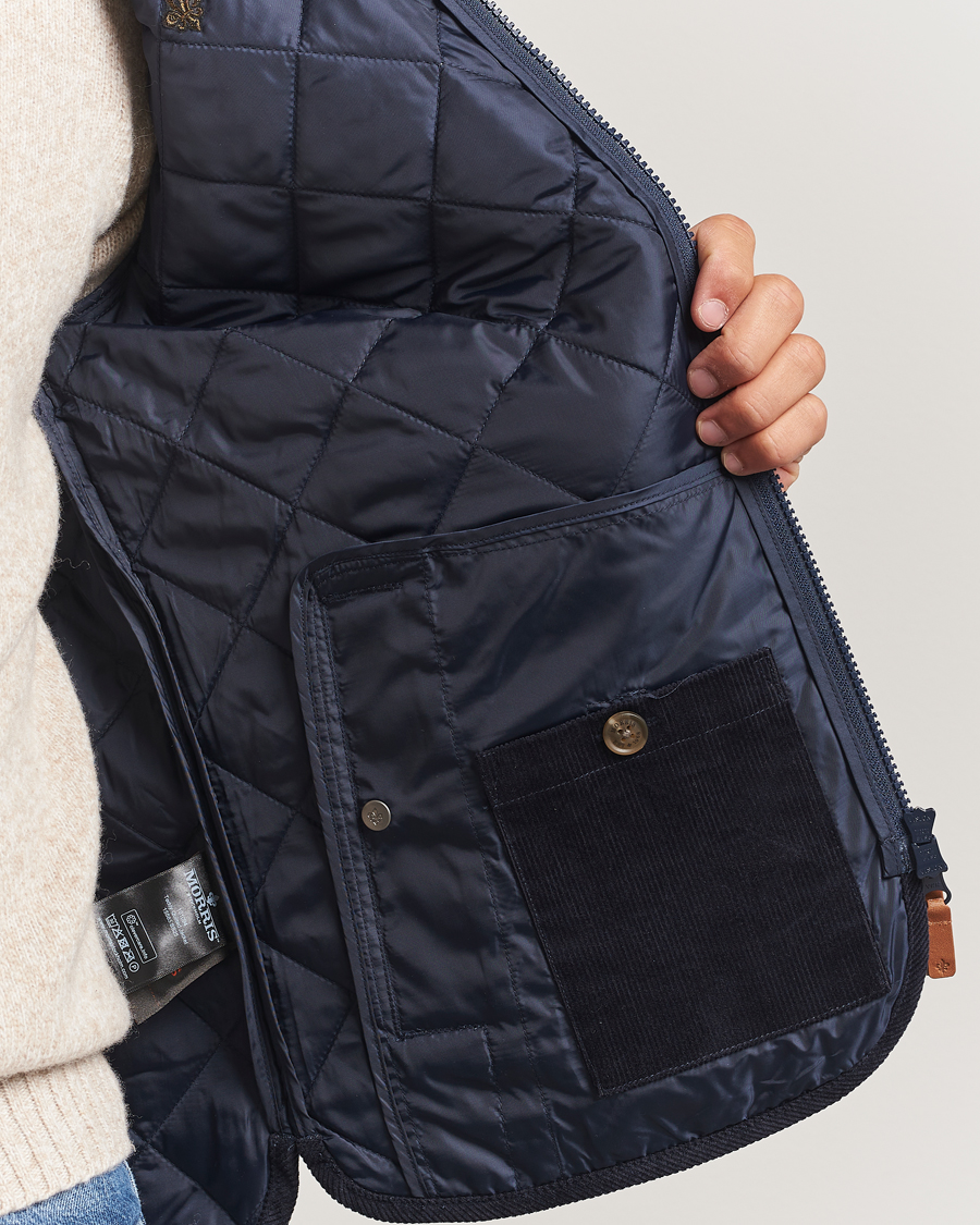 Uomini | Giacche | Morris | Teddy Quilted Jacket Old Blue
