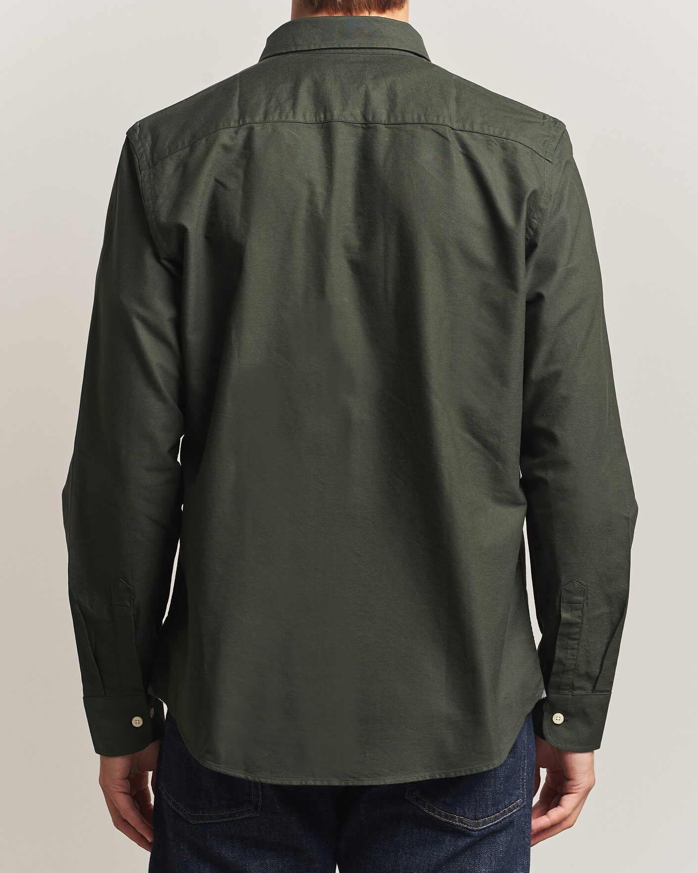Uomini | Maglieria | Morris | Douglas Oxford Shirt Olive