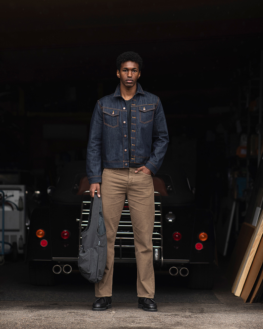 Uomini | T-shirt | Jeanerica | Delon Crew Neck T-Shirt Blue Grey