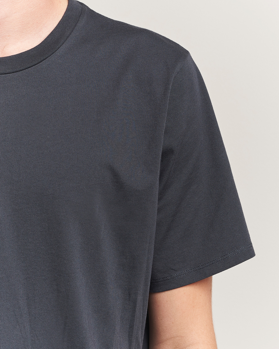 Uomini | T-shirt | Jeanerica | Delon Crew Neck T-Shirt Blue Grey