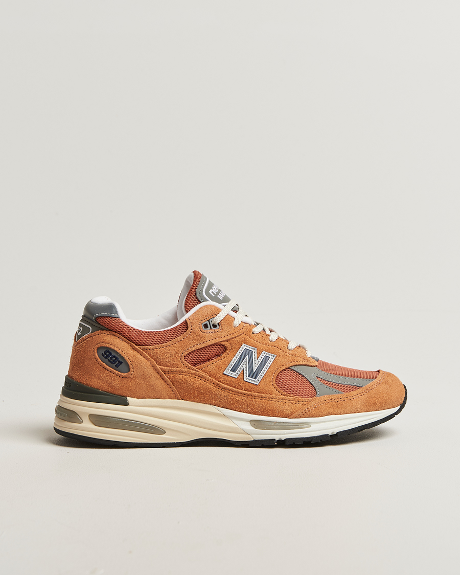 Uomini | Sneakers | New Balance Made In US & UK | New Balance Made in Made In UK 991 Sneakers Orange