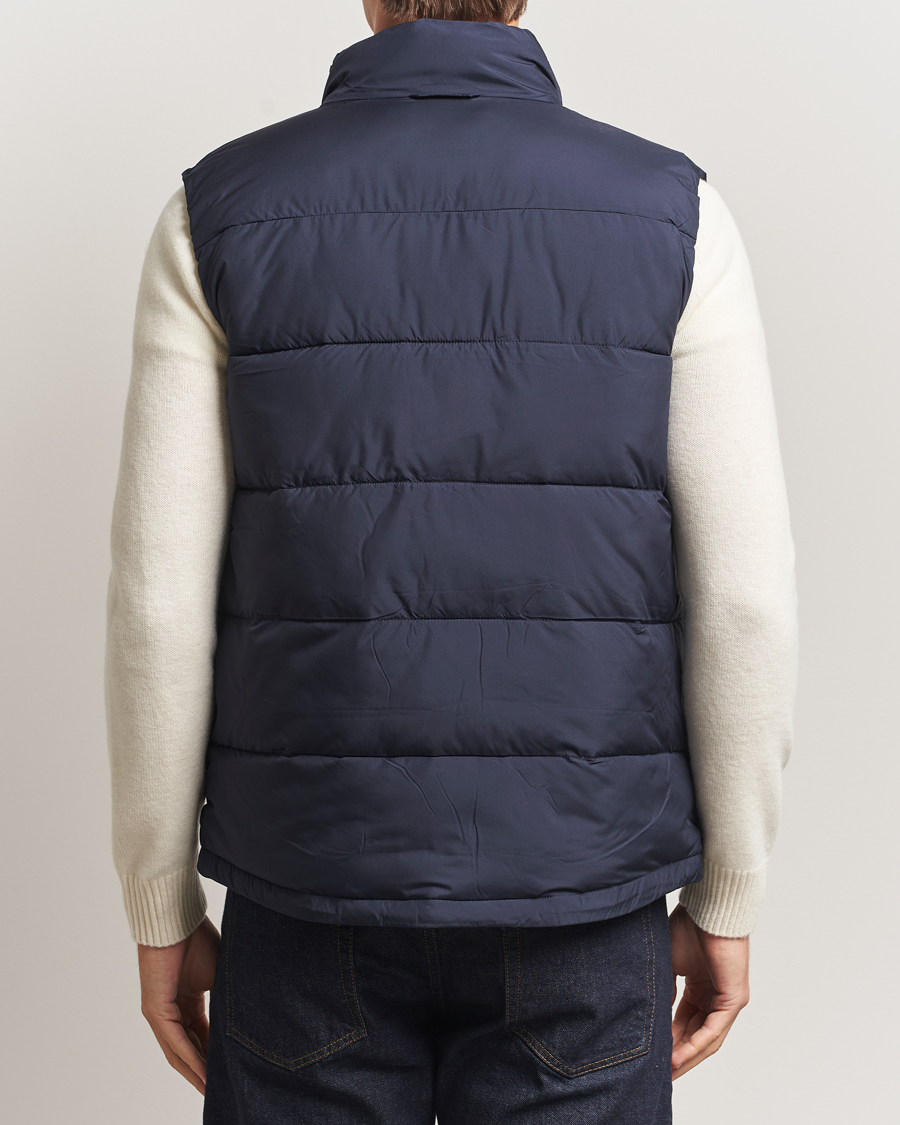 Uomini | Gilet | KnowledgeCotton Apparel | Puffer Vest Night Sky
