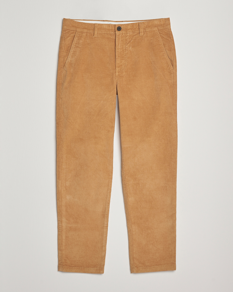Uomini | Pantaloni | KnowledgeCotton Apparel | Chuck Regular Cord Trousers Cinamon