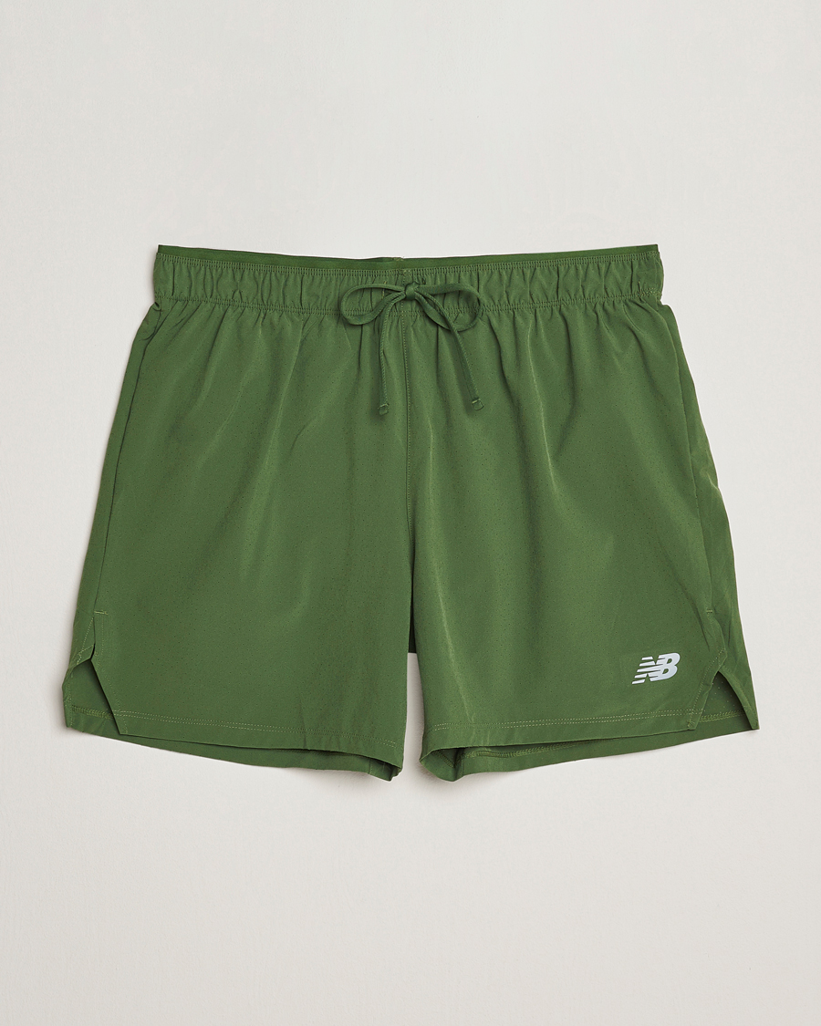Uomini | Pantaloncini | New Balance Running | Athletics 5 RC Shorts Dark Alpine Green