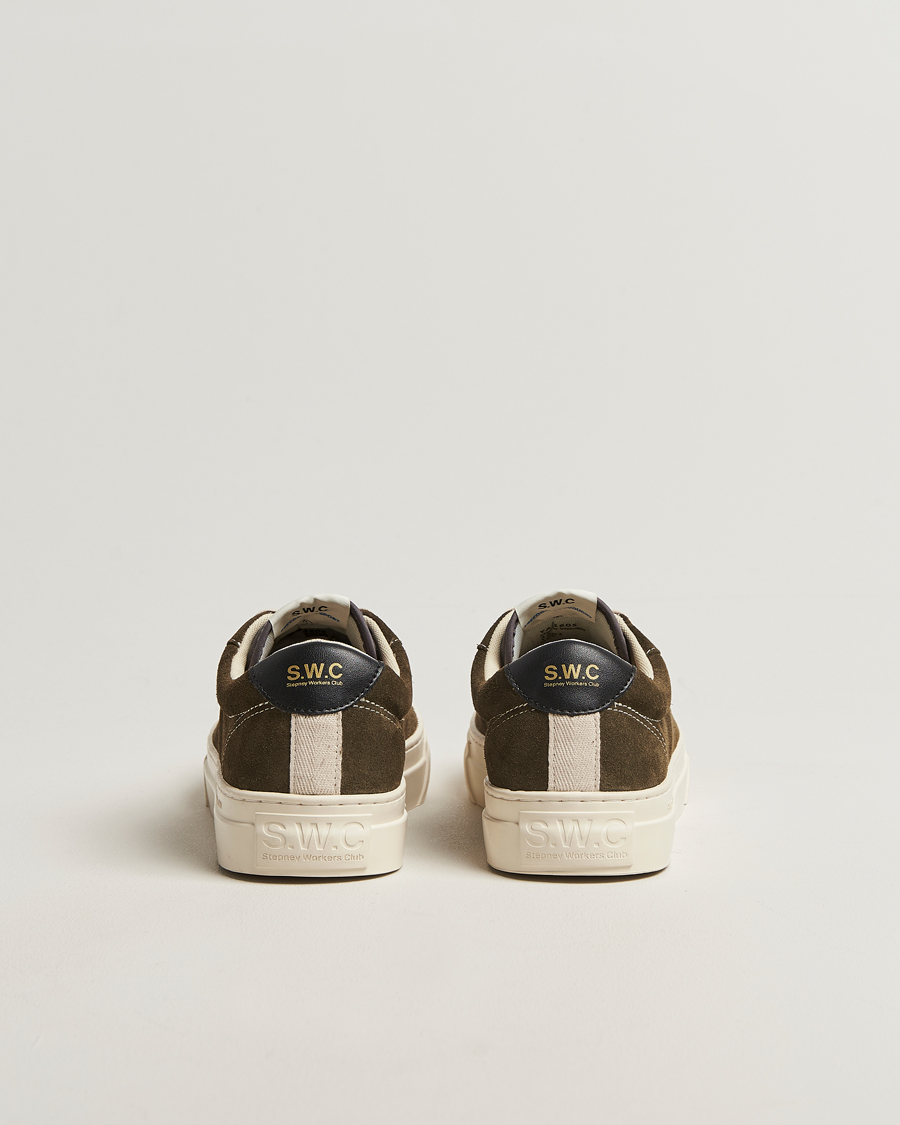 Uomini | Sneakers | Stepney Workers Club | Dellow 02 Cupsole Suede Sneaker Woodland