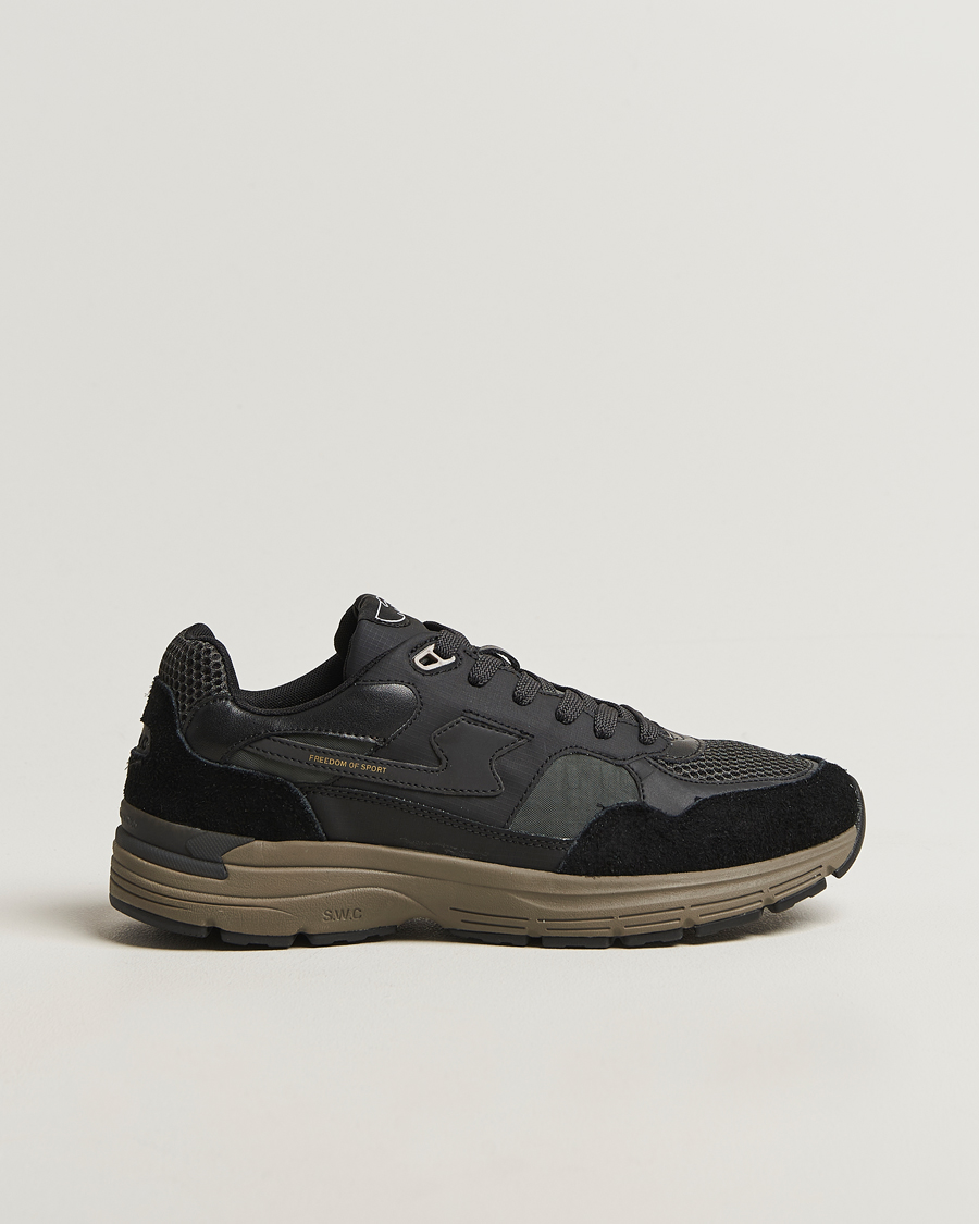 Uomini | Sneakers | Stepney Workers Club | Amiel S-Strike Suede Sneaker Black