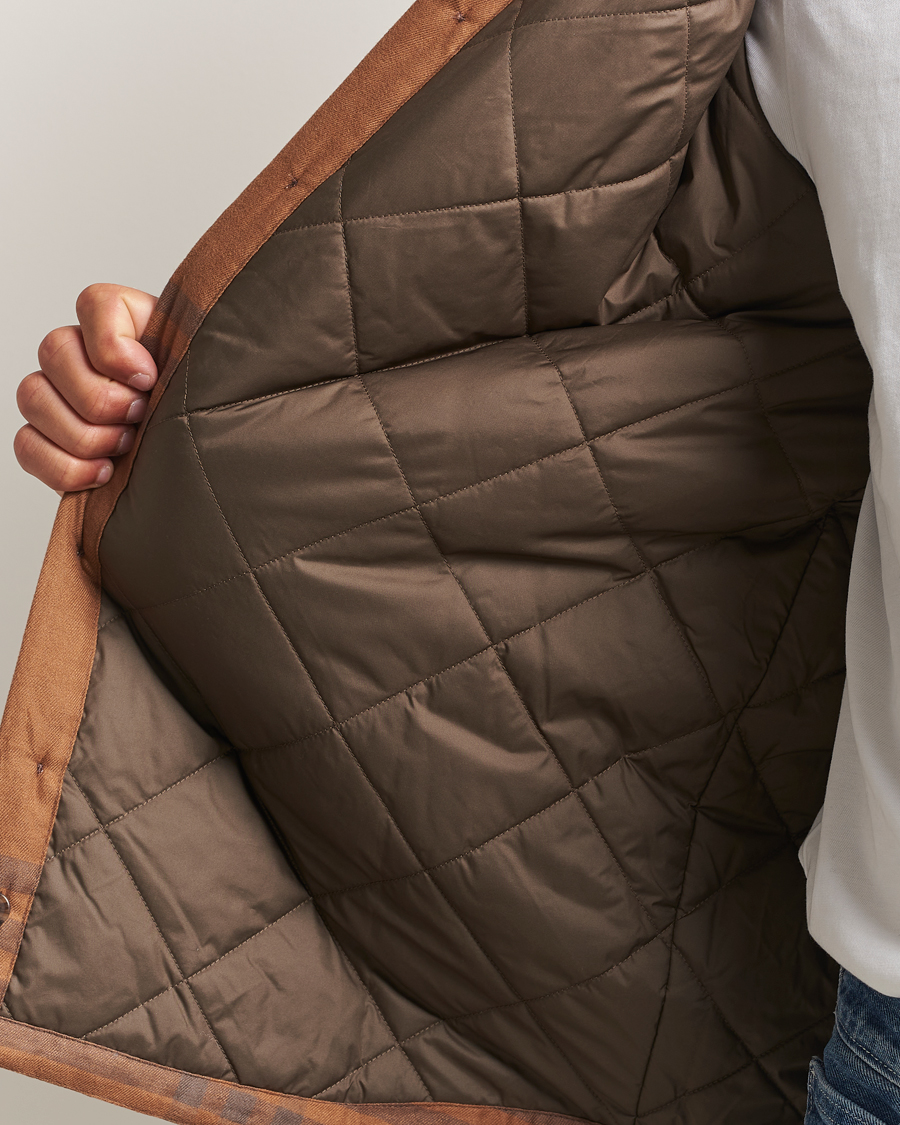 Uomini | Camicie | Patagonia | Lightweigt Insulated Fjord Flannel Shirt Deer Brown